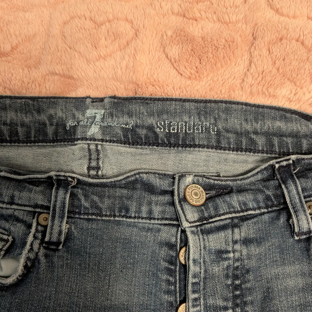 7 For All Mankind Women's Blue Jeans - Picture 3 of 8